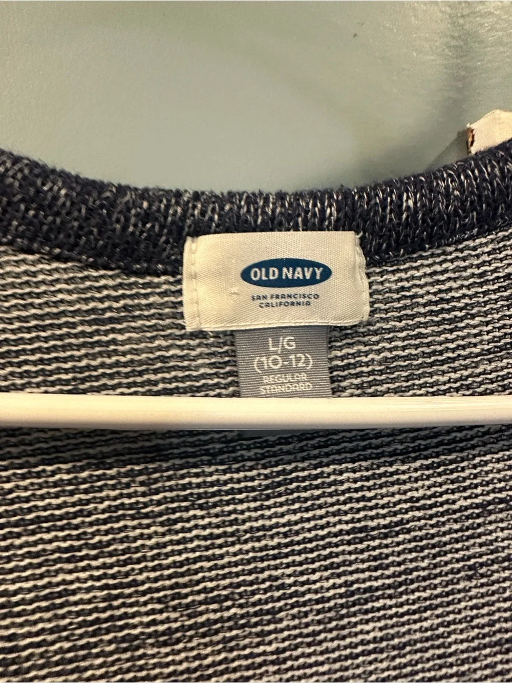 Old Navy Open-Front Navy Heather Cardigan Sweater